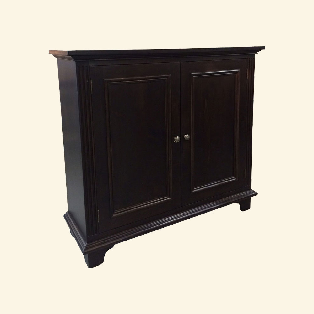 French Country Two Door Tall Buffet stained