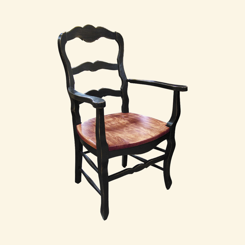 Country French Ladderback Chair