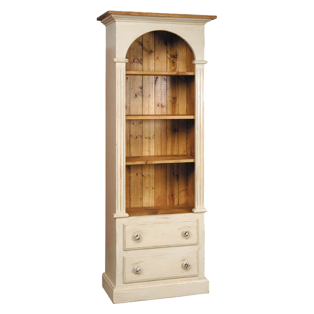 French Country Domed Bookcase