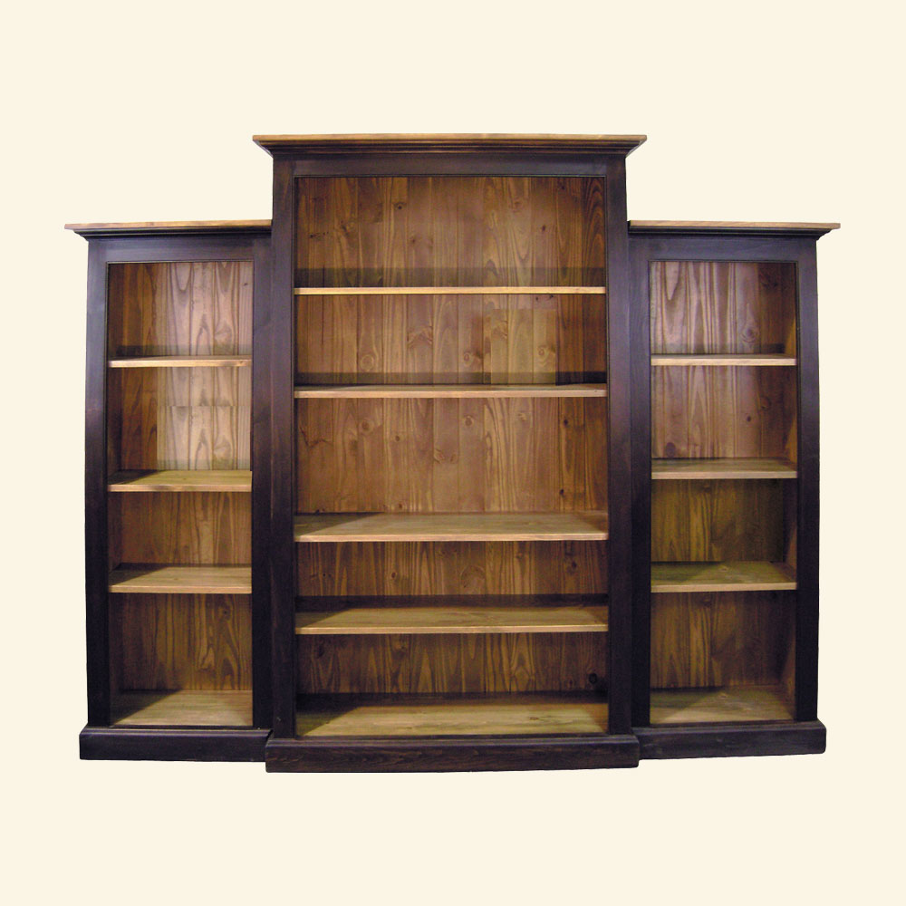 French Country Nesting Bookcase Wall Unit