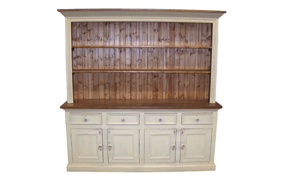 4 Door Open Cupboard With Buffet And Hutch Shelves 4 Door Open Cupboard With Buffet And Hutch Shelves