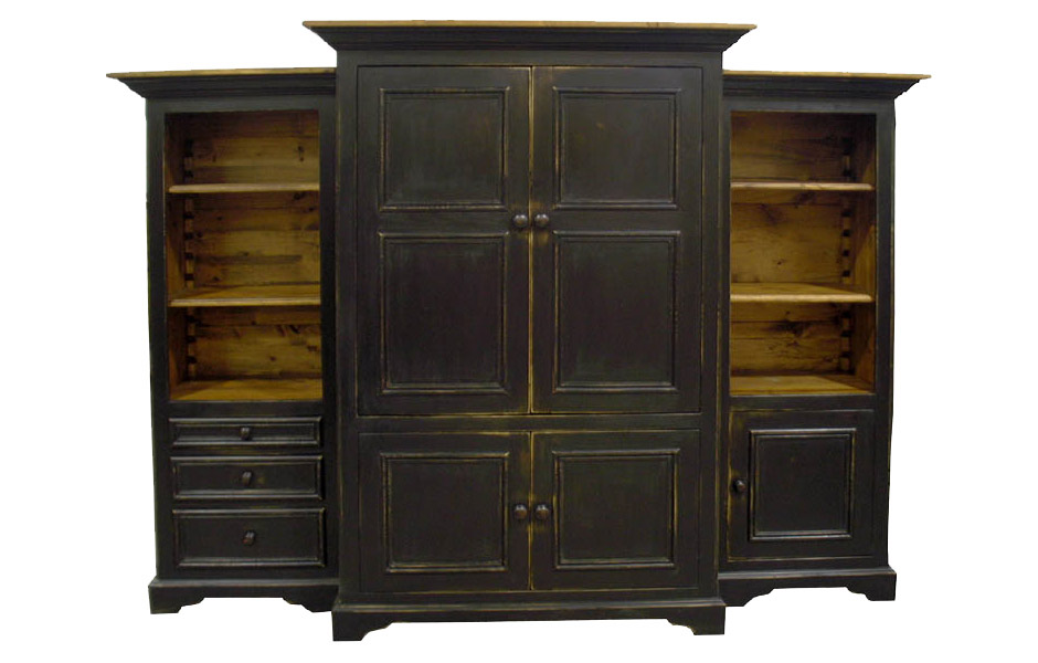 French Country Blue Hill Entertainment Center Armoire French Country