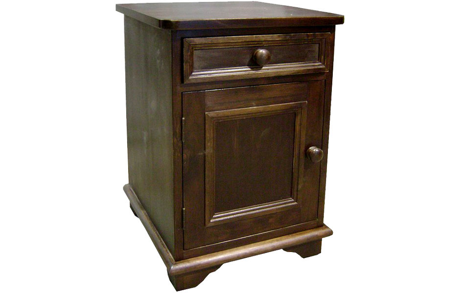 French Country Door and Drawer End Table French Country Living Room