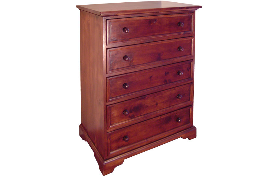 Five Drawer Tall Dresser Kate Madison Furniture Five Drawer Dresser Finished In Black Cherry