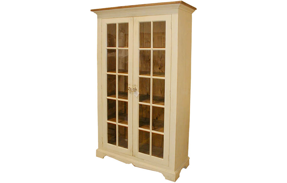 Glass Door Bookcase French Country Furniture Kate Madison Furniture