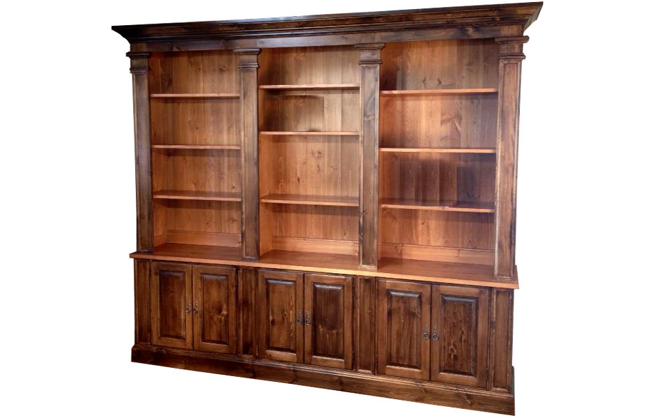 French Country French Provincial Bookcase Wall Unit ...