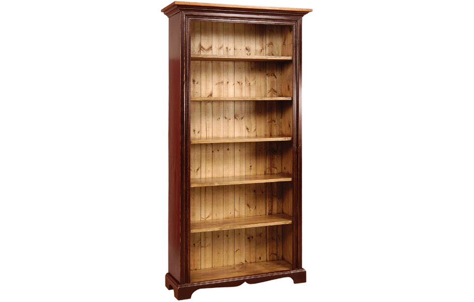 French Country Seven Foot Tall Bookcase French Country Office