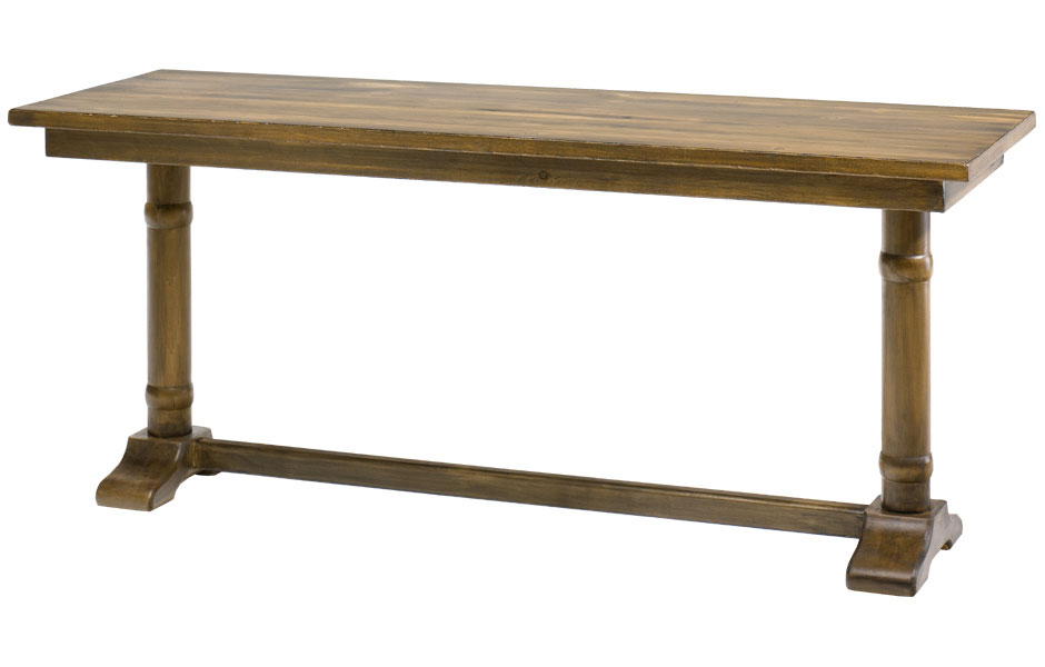 Trestle Leg Console Table Kate Madison Furniture Trestle Leg Console Table Finished In Caramel