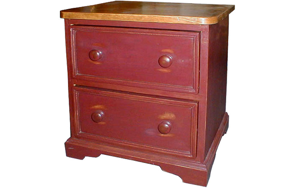 Two Drawer End Table Kate Madison Furniture