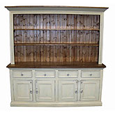 French Country Stepback Cupboard