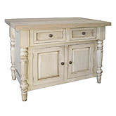 Country French Butcher Block Kitchen Island