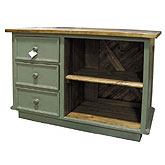 Kitchen Island, Vertical Drawers