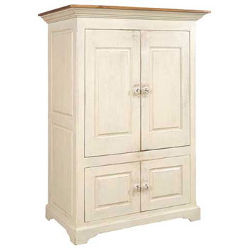 living room armoire on White Tv Armoire Pocket Doors In Living Room Furniture At Bizrate