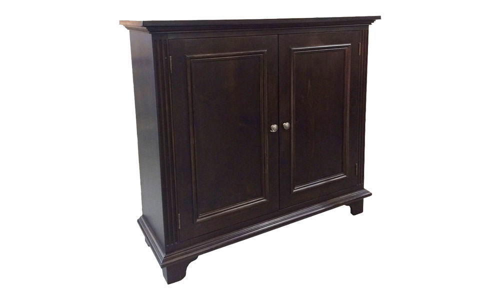 French Country Two Door Tall Buffet stained