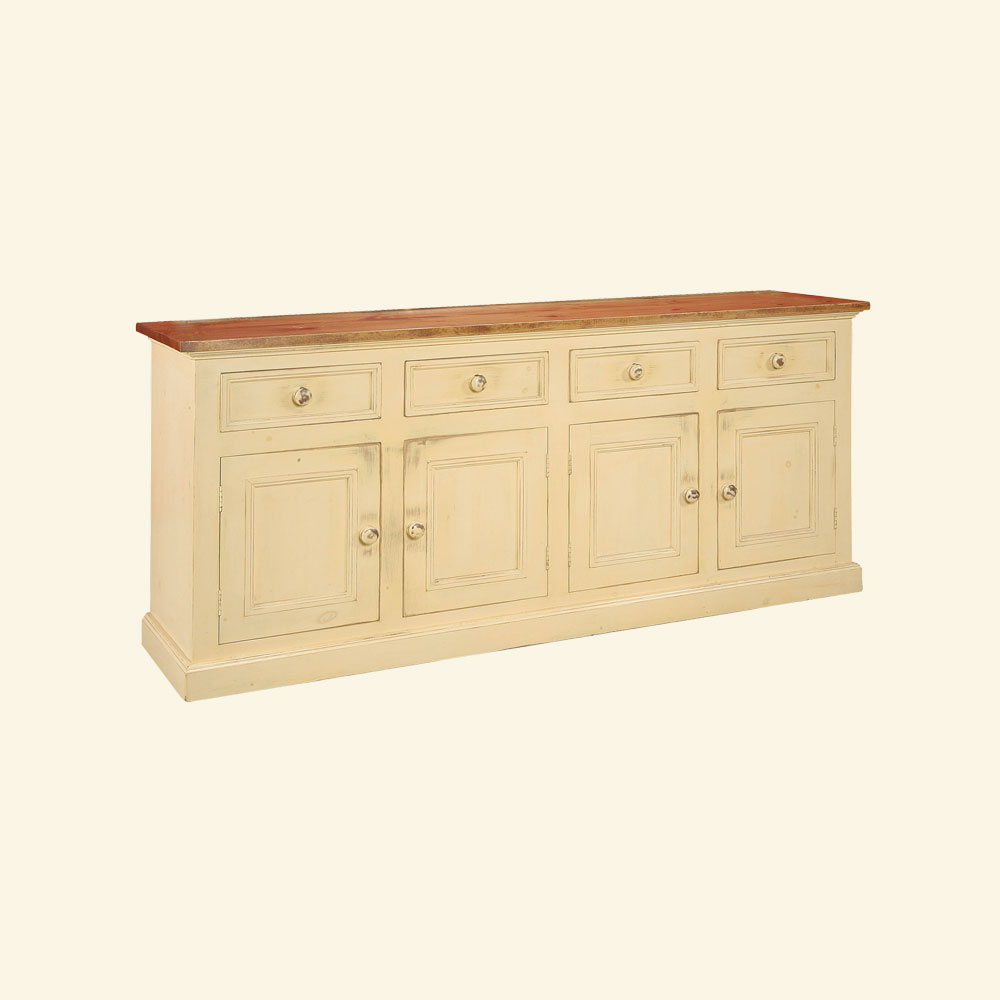 French Country 4 Door Sideboard
