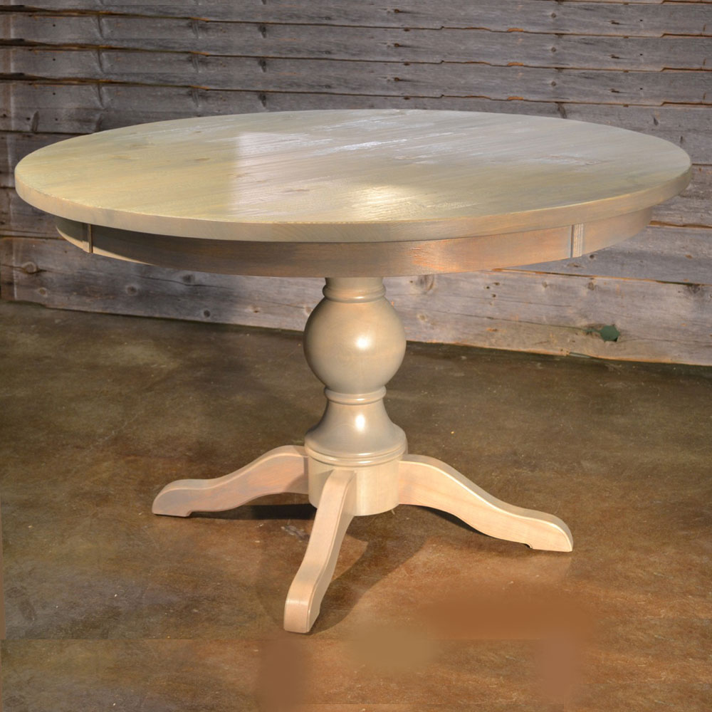 48 Round Turned Base Pedestal Table
