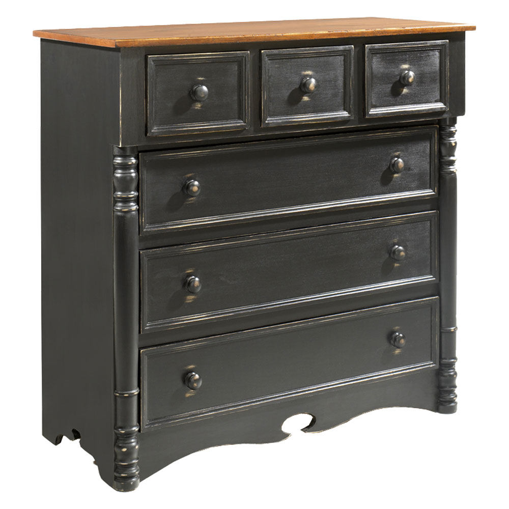 French Country Bonnet Chest Dresser