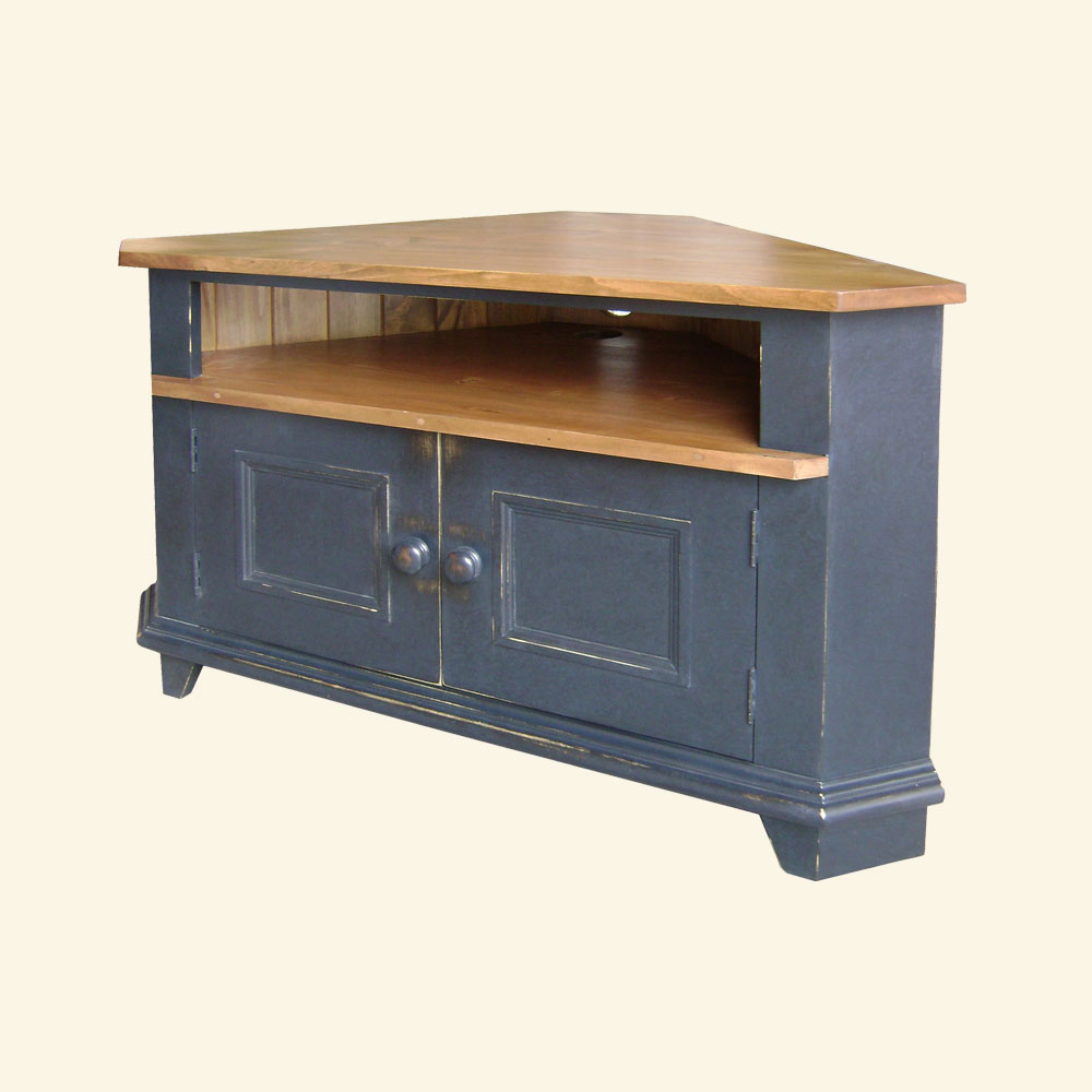 French Country Corner TV Stand