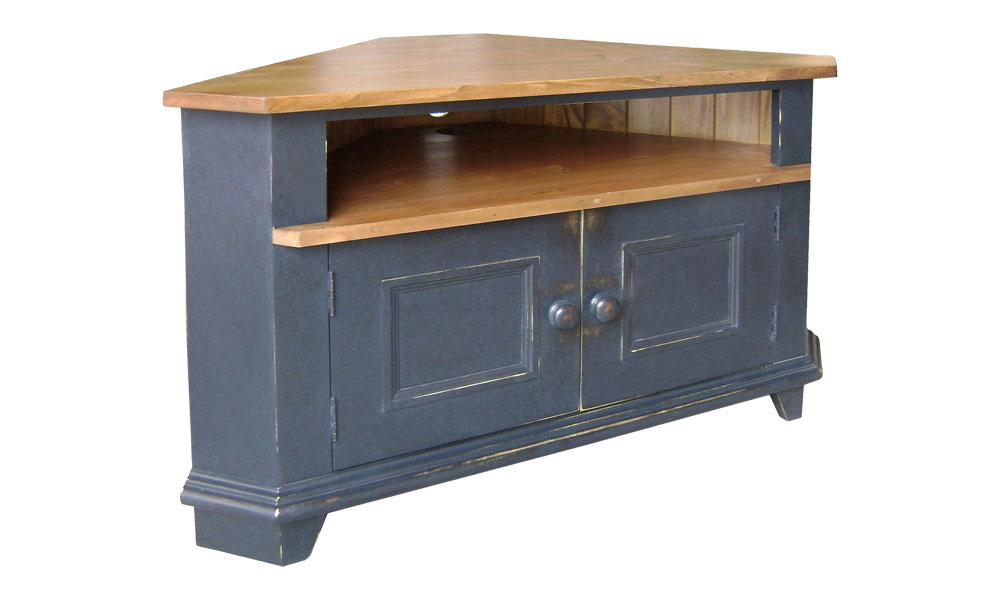 French Country Corner TV Stand