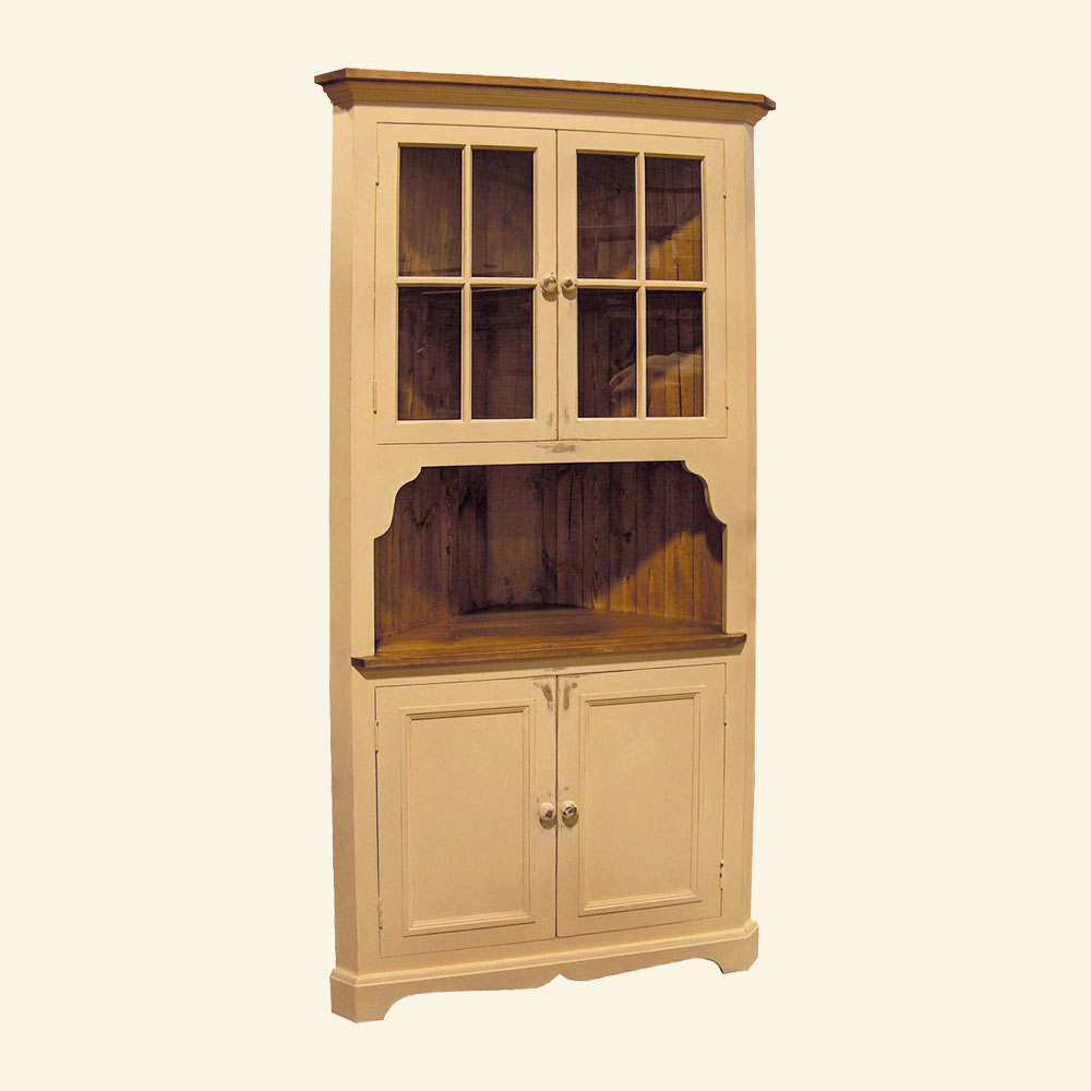 Cottage Corner Cupboard