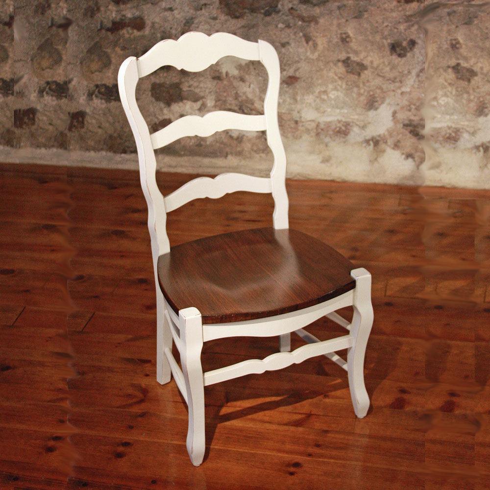 Country French Ladderback Side Chair, Room