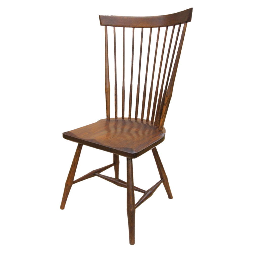 French Country Fan Back Side Chair, Sequoia