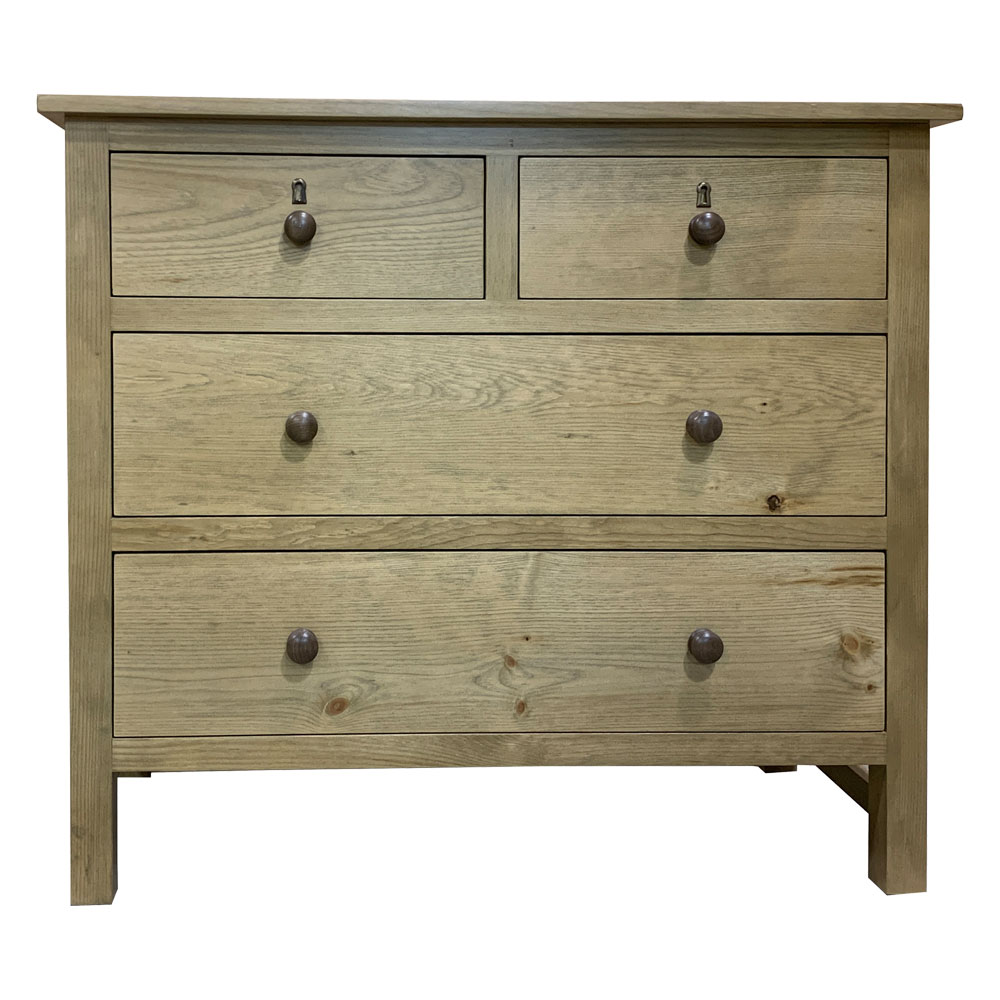 French Country Farmhouse Four Drawer Dresser