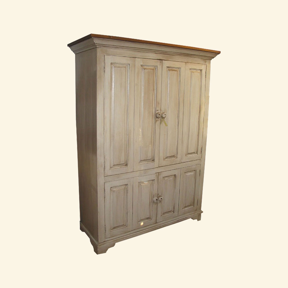 French Country Flat Screen TV Armoire