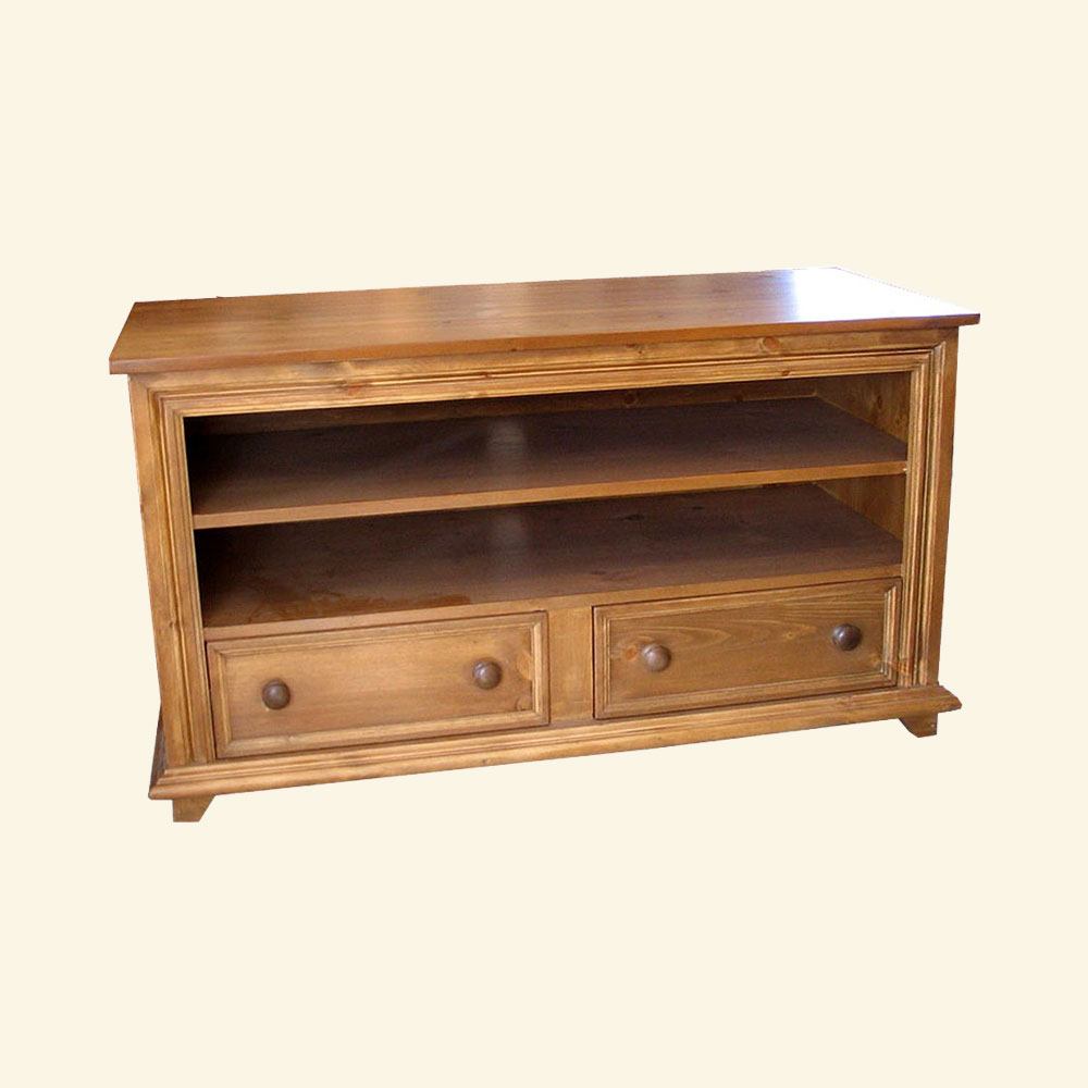 French Country Flat Screen TV Stand, Natural