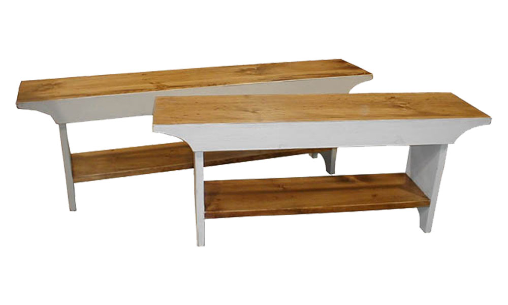 French Country Kitchen Benches