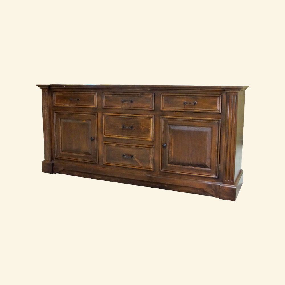 French Provincial Buffet stained