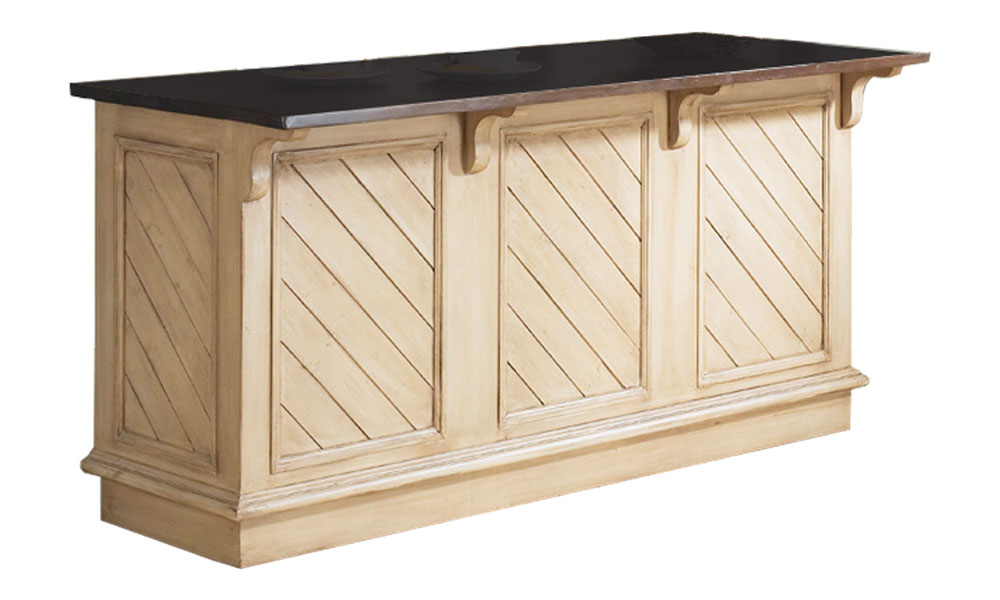 Kitchen Island Open Shelf