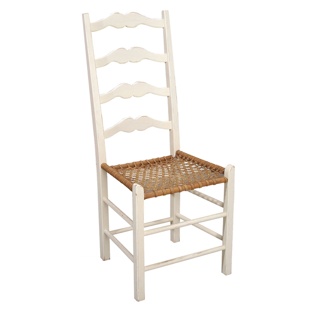 French Country Ladderback Side Chair