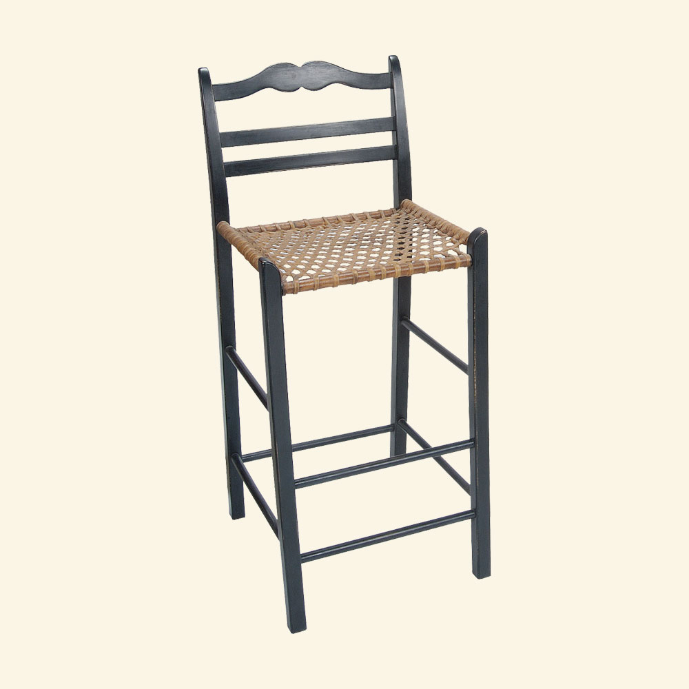 French Country Ladderback Counter stool