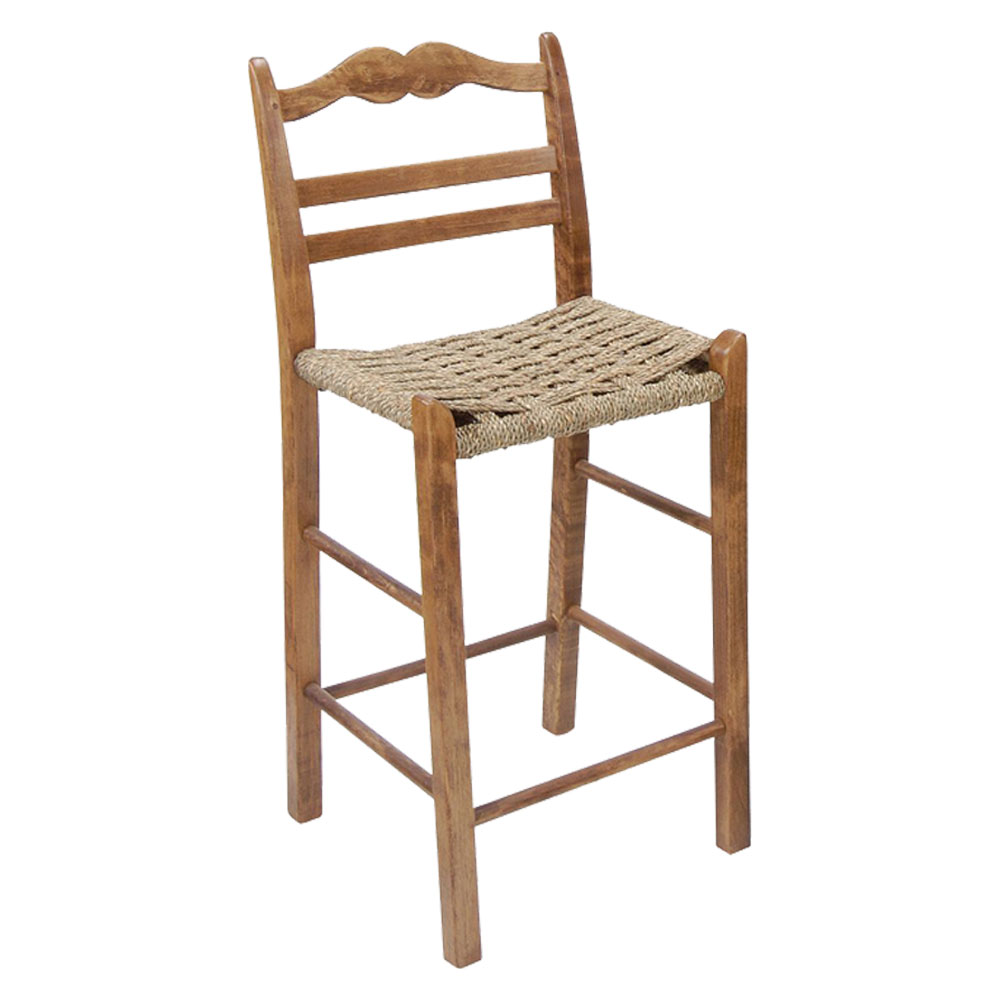 French Country Ladderback Stool