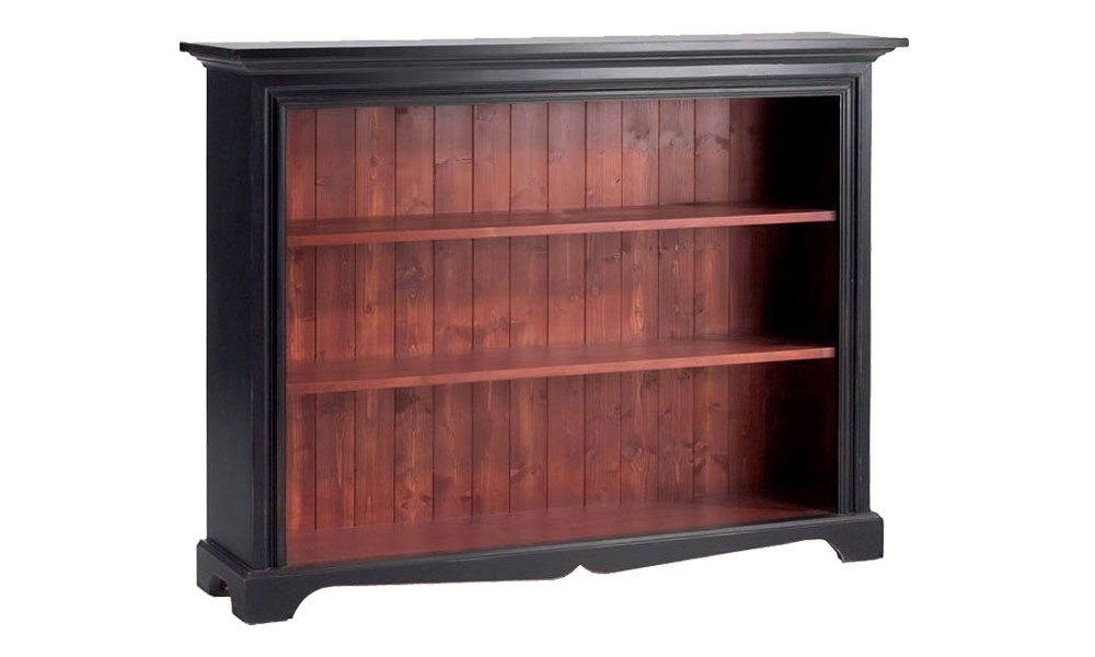 French Country Low Bookcase