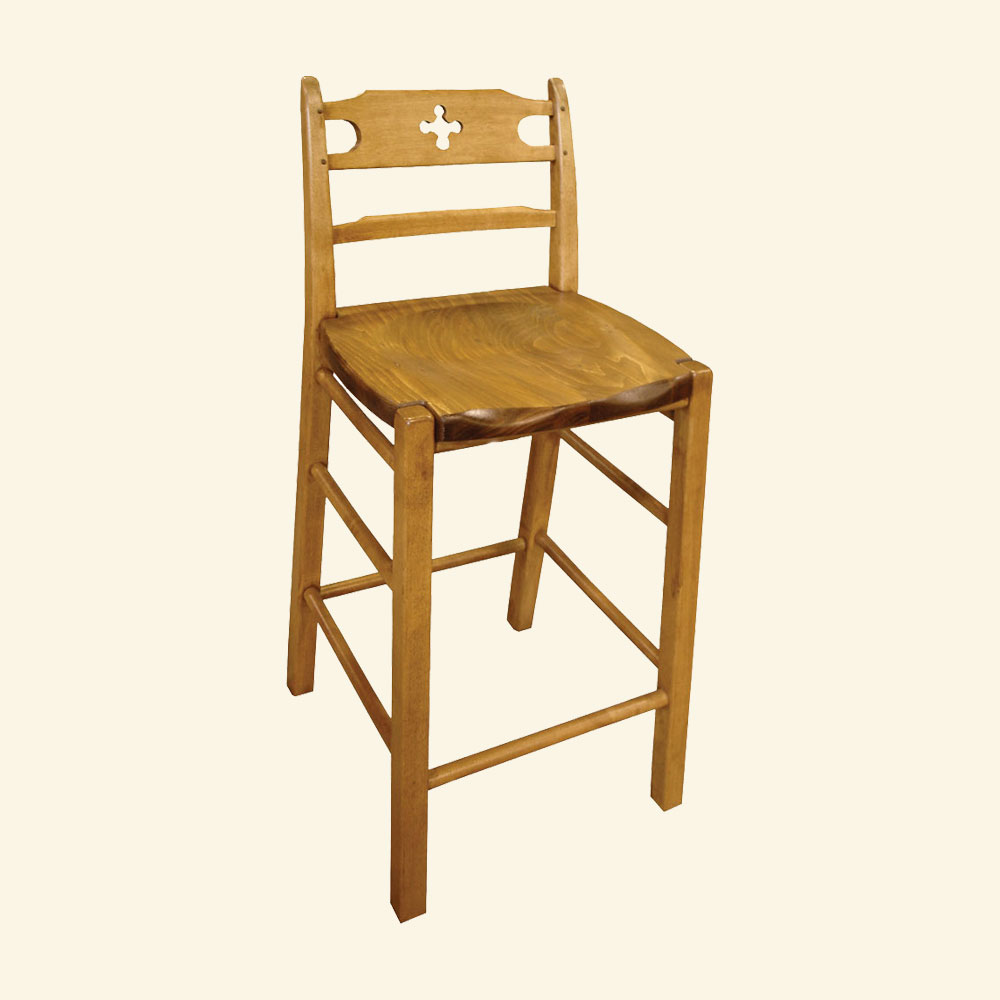 French Country Paysanne Counter Stool stained Natural