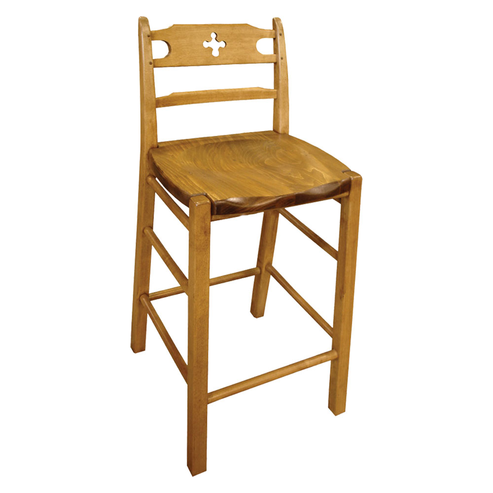 French Country Paysanne Counter Stool stained Natural