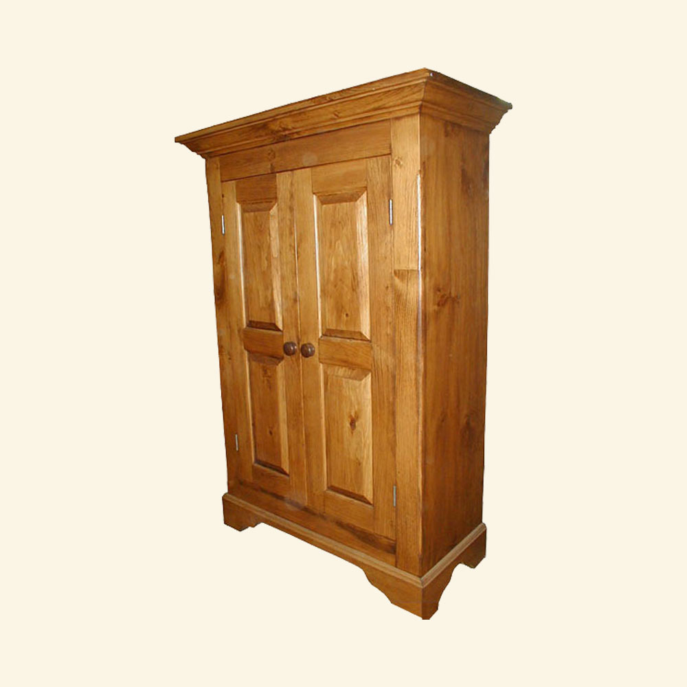 French Country Petite Wardrobe, stained