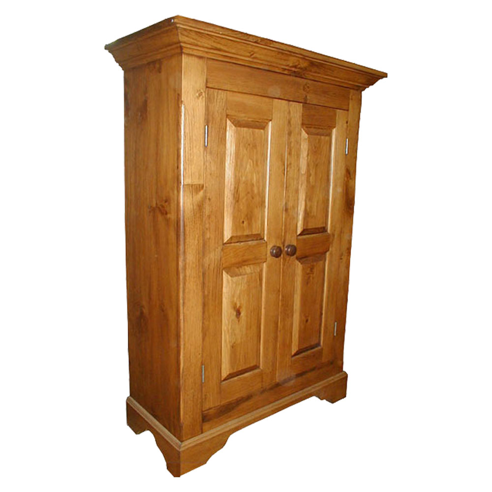 French Country Petite Wardrobe, stained