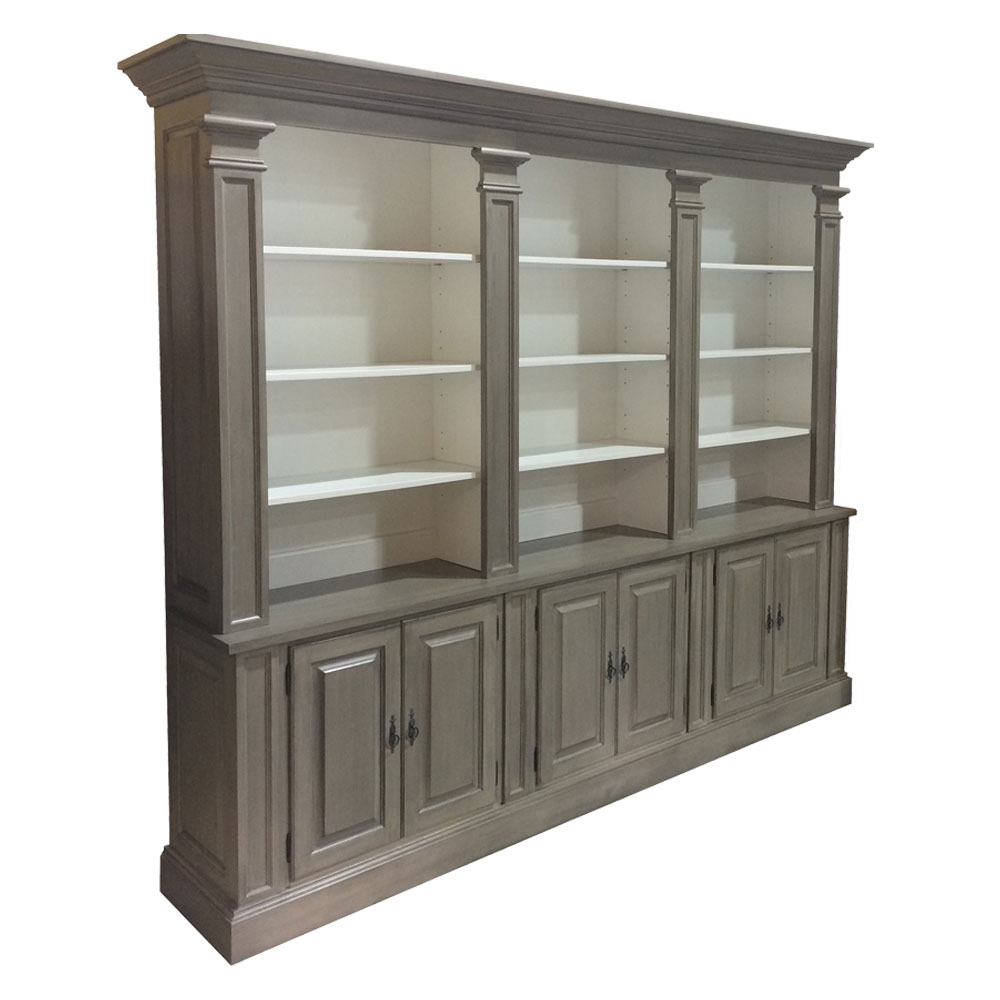 French Provincial Bookcase, painted