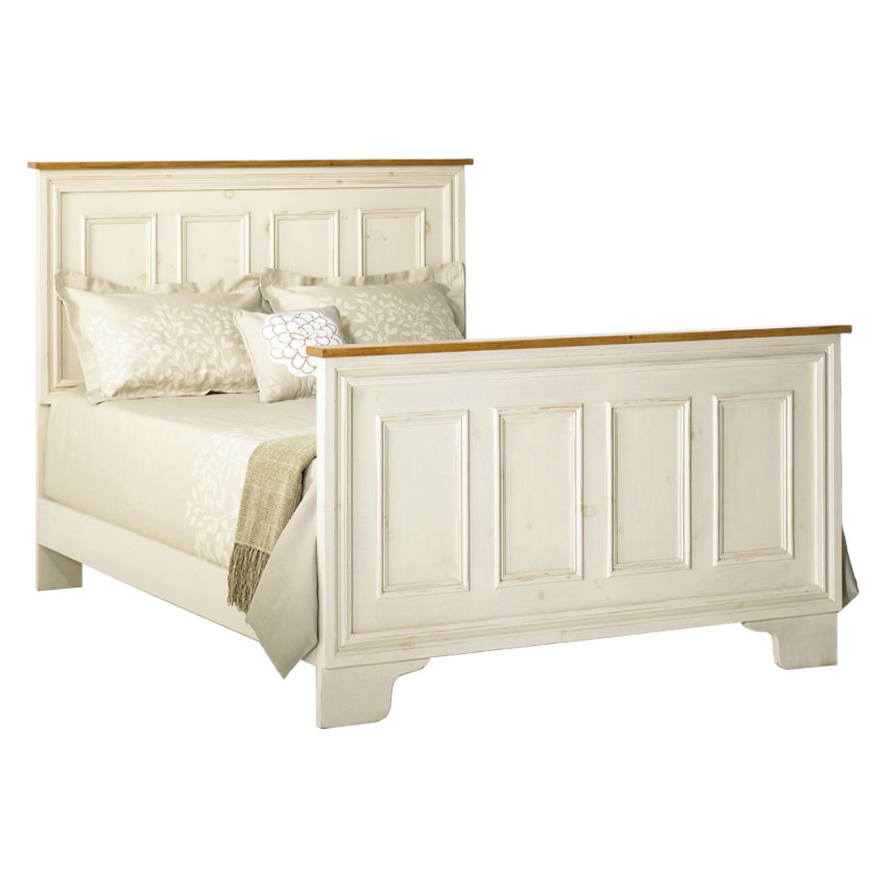 French Country Raised Panel Bed French Country Bedroom Furniture Kate Madison Furniture