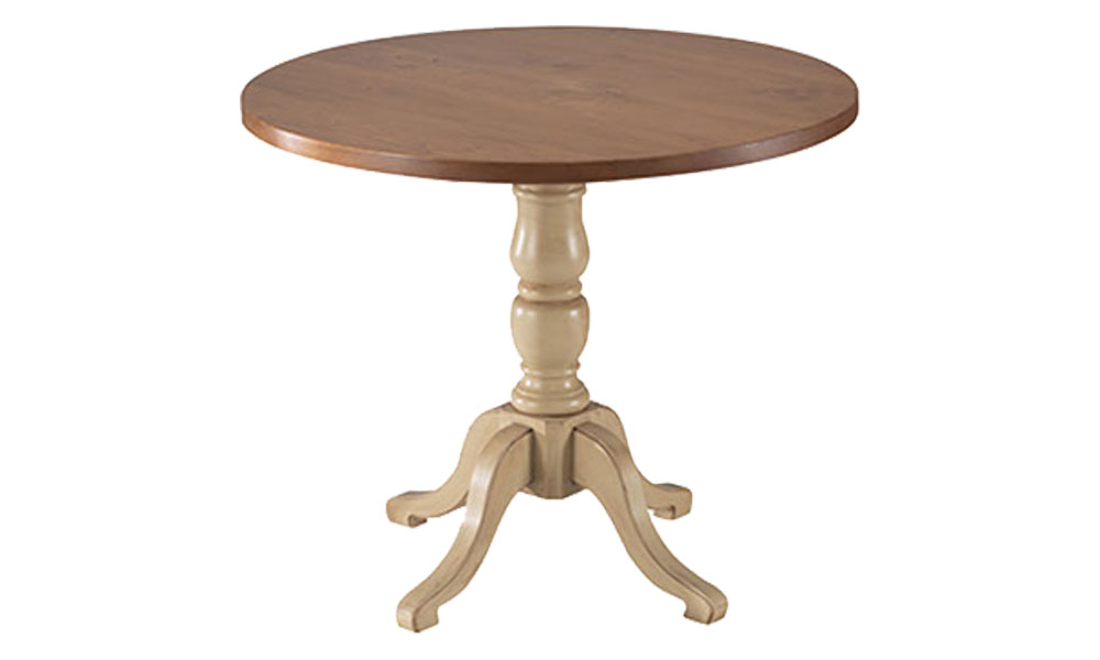 French Country 36 inch Round Bistro Dining Table