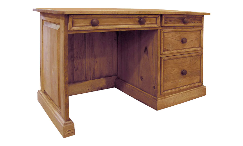 French Country Student Desk, Natural