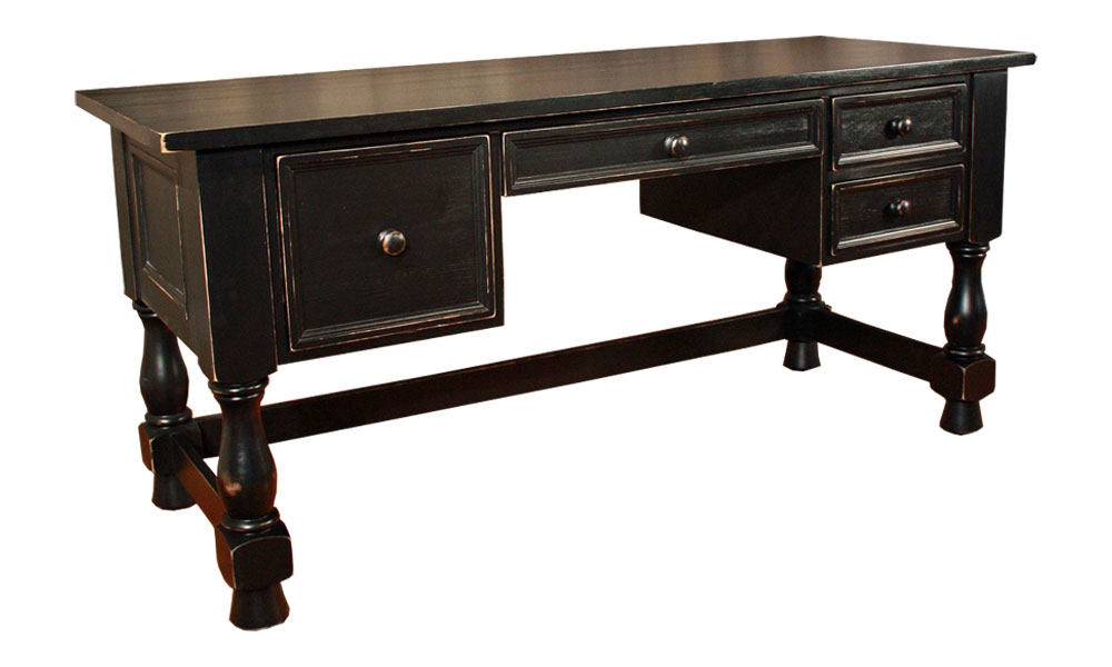 French Country Turned Leg Desk