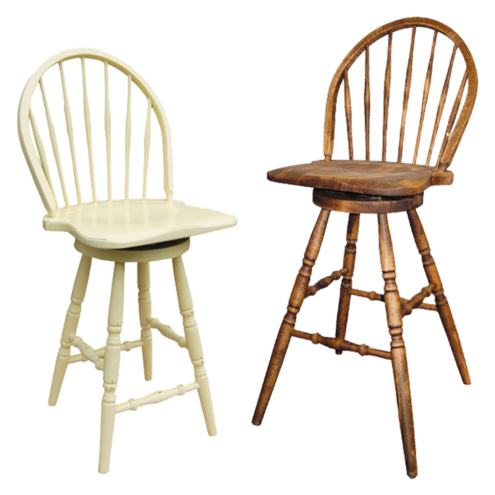 French Country Windsor Stool and Barstool