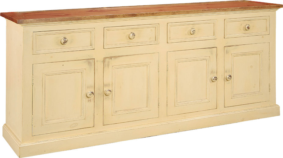 Four Door Sideboard painted