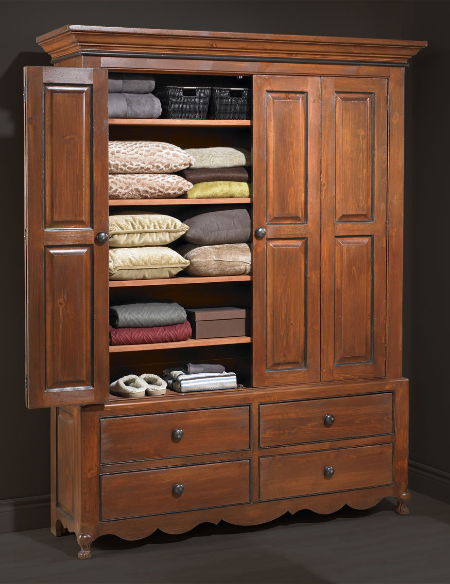 Country French Armoire stained