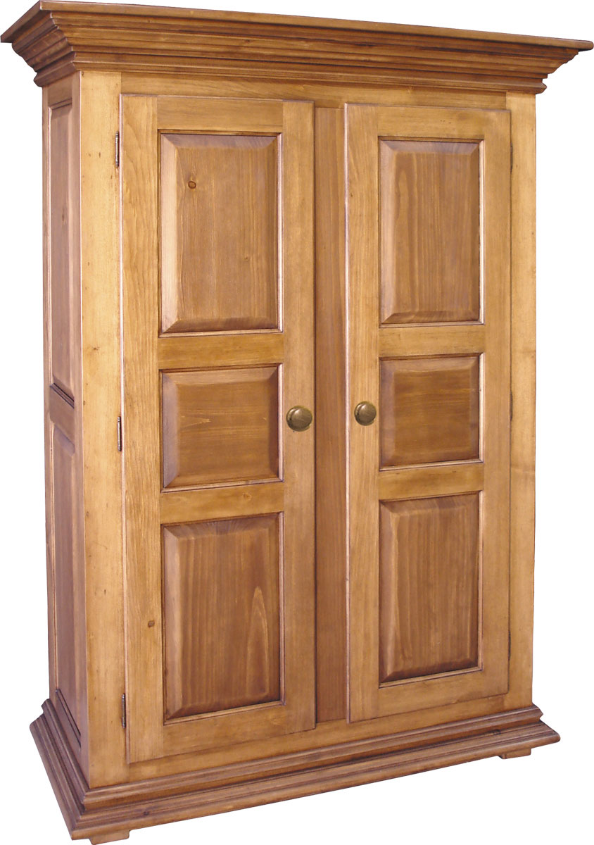 Country French Wardrobe stained