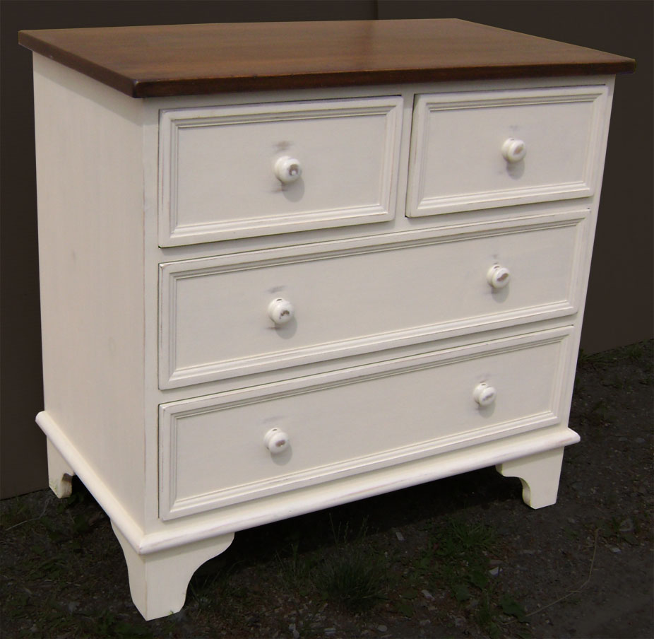 Four Drawer Dresser painted